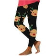 thumbnail image 2 of Pants for Women Christmas Printed Leggings Yoga Casual Pants Leggings,Womens Pants Multicolor L, 2 of 5