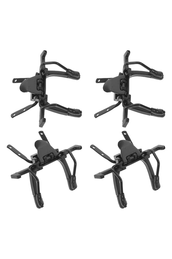 4Pcs Frameless Black Clip on Sunglasses Lens Clips Easy Install Polarized Glasses Lens Holders