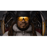 Oakley Meta Vanguard Smart Glasses, AI Meta Glasses with Photo, Video, and Audio, Size 52, Black/Prizm 24K