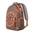 thumbnail image 2 of Mantra Boho Design Backpack&nbsp;- Trendy & Functional Bookbag for Daily Use, Water-Resistant Backpack with Hidden Pocket, Perfect Gift for College, 2 of 6