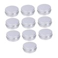 thumbnail image 4 of 10 recipientes vacíos para cosméticos, para té y crema. Plata, 4 of 9