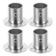 thumbnail image 5 of Stainless Steel Wardrobe Rod Bracket with Screws & Bolts – Multipurpose Flange Holder for Clothes, Towel & Curtain Rods – Easy Installation Closet, 5 of 5