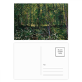 thumbnail image 1 of Tree forest flower landscape ilustración Set cumpleaños gracias tarjeta postal correo lado 20pcs, 1 of 3
