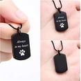thumbnail image 3 of Cremation Jewelry Urn Necklace for Ashes for Pet, Paw Print Memorial Ash Jewelry, Keepsake Pendant for Pet's Cat Dog's Ashes with Filling Kit for Family/mom/sister/grandparents, 3 of 6