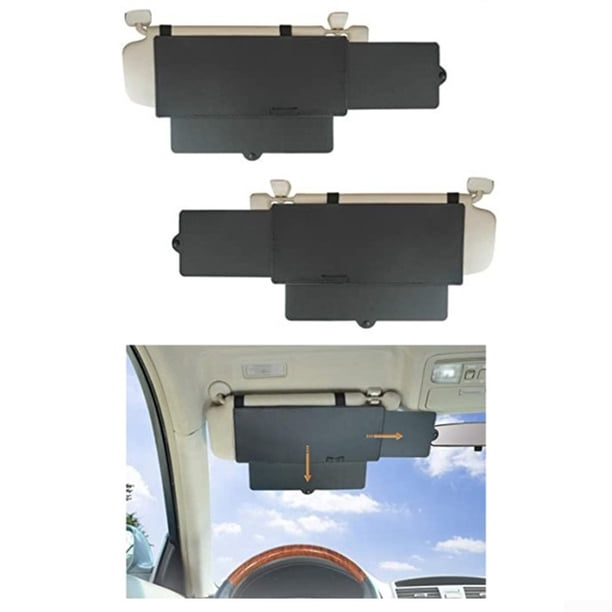 Car Sun Visor Extension Extender Clip On Glare Reducer Low Sun Driving 