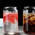 thumbnail image 2 of 2PCS Can-shaped Glass,Frozen Sauce Cup,Juice Beer Cup,Cocktail Glass,Glass Mugs for Water Milk Juice Beer Dessert Glass Cola Mug,Water Cup for Camping, BBQ and Outdoor, 2 of 7