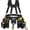 Black, variant on Tool Belt with Suspenders,27-Pockets Heavy Duty Tool Belts for Men with Magnetic Tool Pouch,Detachable & Adjustable Work Belt Bag for Electrician,Carpenter,Construction,Utility Toolbelt,Black