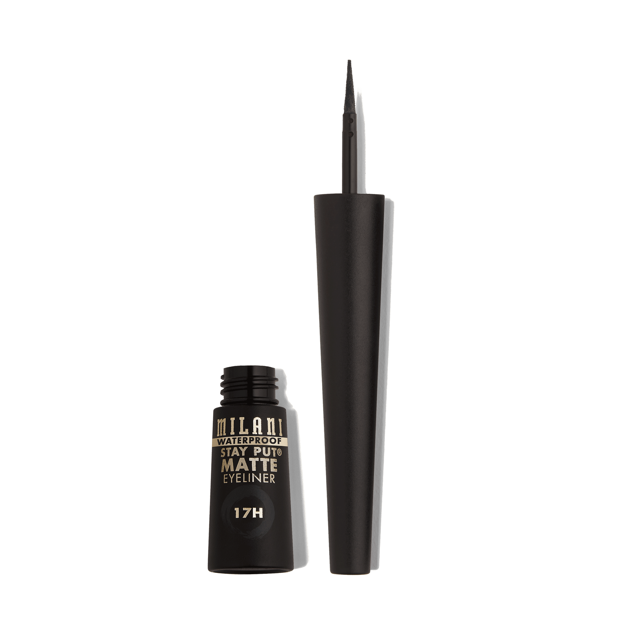 Milani Stay Put Matte Eyeliner, Black Waterproof
