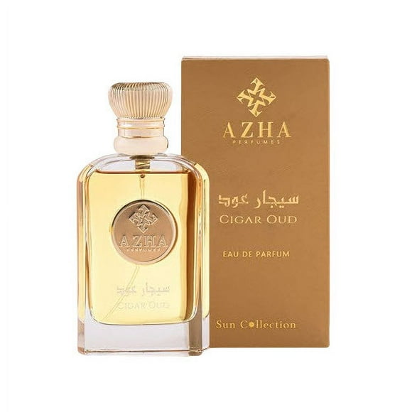 Azha Perfumes Cigar Oud Eau De Parfum Spray For Men 3.33oz / 100ml
