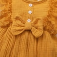 thumbnail image 5 of Xinhuaya Newborn Baby Girl Clothes Infant Romper Ruffle Sleeve Jumpsuit Bodysuit 0-3 Months, 5 of 5