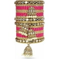thumbnail image 4 of Indian Ethnic Partywear Handmade Bangles – Elegant Traditional Jewelry for Women | Perfect for Weddings, Festivals & Daily Ethnic Wear, 4 of 7
