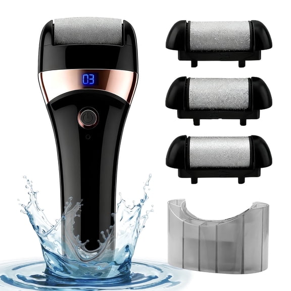 Electric Foot Grinder USB Rechargeable Electric Foot Sander for Adults Perfect for Dead Hard Cracked Dry Skin Remover Black