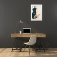 thumbnail image 3 of Penfield, Edward 23x32 White Modern Wood Framed Museum Art Print Titled - Woman with Greyhound, 3 of 4
