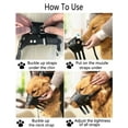 thumbnail image 6 of Goaxuzt Dog Muzzle for Medium Large Dogs Adjustable Breathable Soft Leather Muzzle For Biting, L Black, 6 of 10