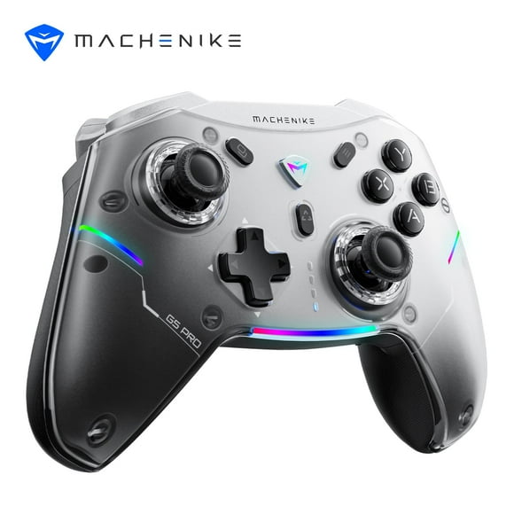 G5 Pro Wireless Gaming Controller for Windows PC,Switch,IOS&Android,PC Controller Hall Effect Joystick&Triggers/Gyroscope,RGB Lights (Black)