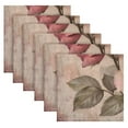 thumbnail image 6 of WOBOGO Vintage Rose Cloth Napkins 6 Pieces Soft Elegant Touch Durable Absorbent Quick Drying for Elegant Dining, 6 of 8