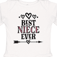thumbnail image 4 of Inktastic Best Niece Ever from Aunt Girls Long Sleeve Baby Bodysuit, 4 of 5
