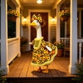 thumbnail image 7 of UALSRZL Fall Porch Goose Outfit Set, 23in Pumpkin Sunflower Print Porch Goose Outfits, Geese Outfits for Festivel Lawn Garden Yard Decor, Multicolor, 7 of 7