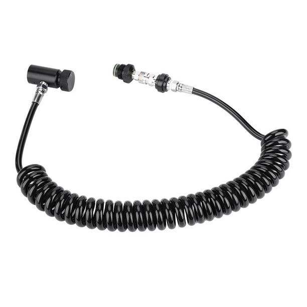 Wchiuoe Paintball Hose, Hose Remote Coil Cylinder For 4500 Psi Hpa Systems For 3000 Psi For Co2 Tanks