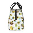 thumbnail image 2 of Lsque Funny Avocado In Mexican Clothes Pattern Lunch Bag Women/Men Insulated Lunch Box,Small Leakproof Cooler Food Lunch Containers Reusable High Capacity Lunch Tote Bags, 2 of 6