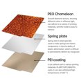 thumbnail image 2 of Mistaha Magnetic Spring Steel Build Plate for Tevo Tarantula Pro 3D Printers - 257x257mm - Compatible with Various Models - Double-Sided Surface, 2 of 6