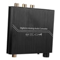 thumbnail image 4 of Convertidor de sonido digital a analógico de 192 KHz con ajuste de volumen Convertidor de conector coaxial óptico digital a estéreo analógico RCA de 3,5 mm, 4 of 12