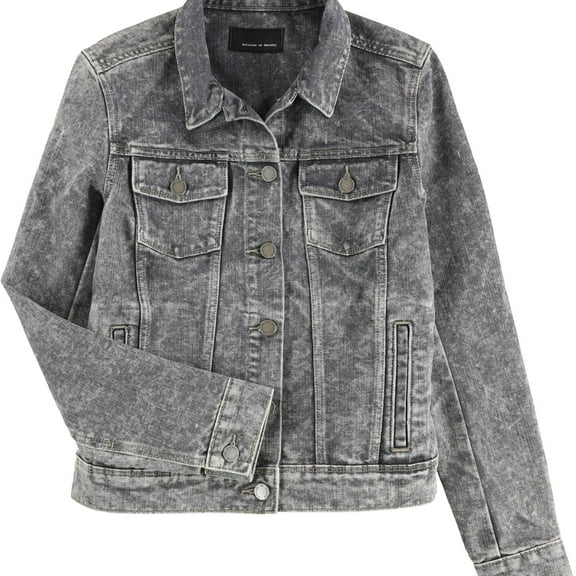 Articles of Society Womens Taylor Jean Jacket, Grey, Small