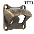 thumbnail image 2 of Vintage Bronze Wall Mounted Wine Beer Soda Bottle Opener Bar Accessories, 2 of 7