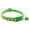 Green, variant on Vibrancy Color Cats Collar Bells with Rustproof Hook Paws Print Design For Pet Wear Outdoor Walking Training Pet Collar