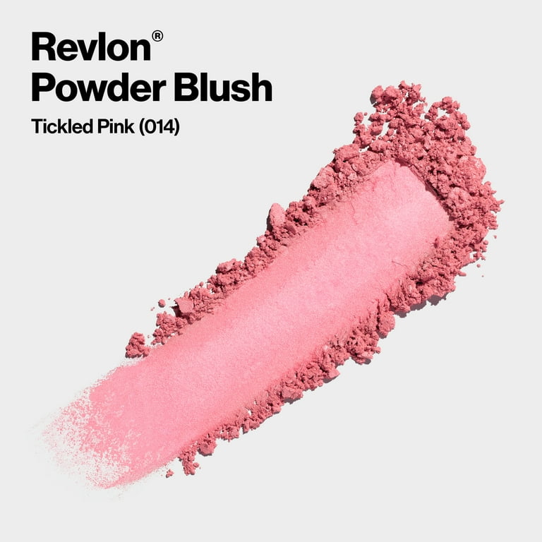 Revlon Powder Blush Cheek Makeup Tint, Shimmer Finish, 014