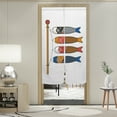 thumbnail image 5 of Japanese Noren Doorway Curtain Japanese Traditional Doorway Curtain Tapestry Fish Pattern Window Treatment for Hanging Room Divider Kitchen Decor,28.3"x39.3", 5 of 6