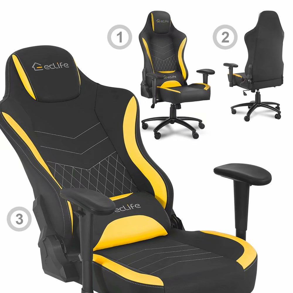 Buy Eclife Massage Office Chair, Ergonomic Gaming Chair Video Game with