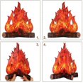 thumbnail image 3 of 3d Decorative Cardboard Campfire Centerpiece Artificial Fire Fake Flame-week, 3 of 4