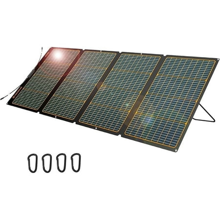 Flexsolar F240 240W Foldable Solar Panel, High Efficiency PV Module Power Charger with MC-4 Output, Adjustable Kickstands for RV Outdoor Camping