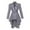 H-Grey868, variant on FEIFLY Women Jackets Coats Retro Gothic Tailcoat Long Sleeved Tailcoat Shirts Solid Color Festival Clothing