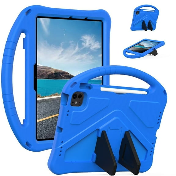 Kids Universal Case Handheld for Air 11 2024 Tablet Hard Stand Handle Cover