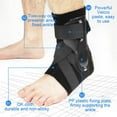 thumbnail image 2 of EASTIN Orthèse de Cheville pour Femmes et Hommes - Orthèse de Cheville pour Entorse Orthèse de Soutien de Cheville pour Tendon d'Achille Entorse Récupération de Blessure Orthèse de Cheville à Lacets pour Course Basketball Volleybal, 2 of 8