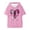 Pink, variant on Aj Lee Love Bite Hooded T-shirt Short Sleeve Women Men Casual Streetwear Tee