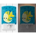 thumbnail image 2 of Caroline's Treasures BB8899CNL Nautical Tropical Fish Ceramic Night Light, 6x4x3", multicolor, 2 of 2