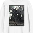 thumbnail image 6 of Ghost In The Shell Side View Key Art Adult White Crew Neck Long Sleeve Sweatshirt, 6 of 7