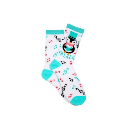 

Everything Legwear Fa La La Penguin Crew Sock