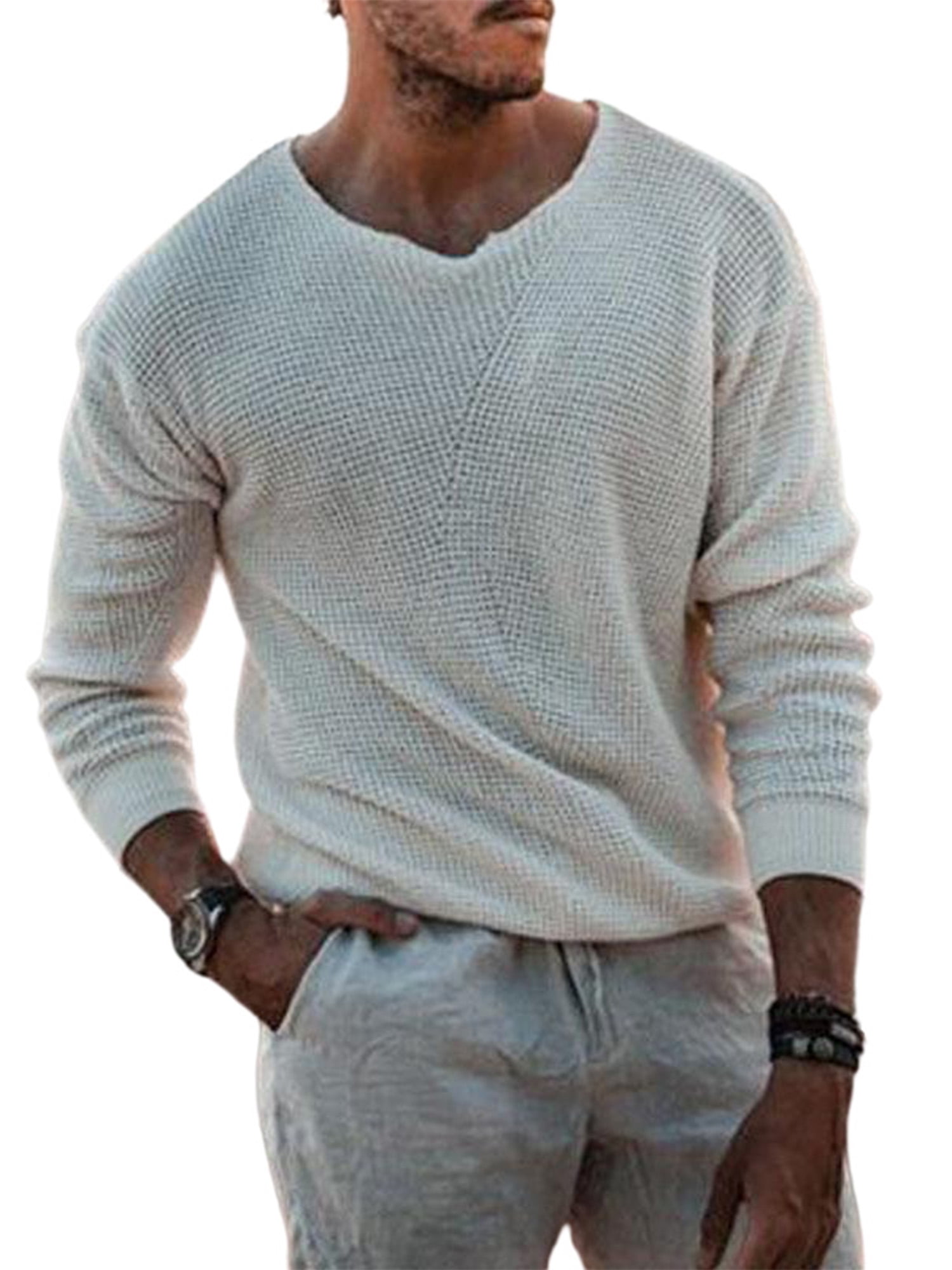 Long Sleeve Scoop Neck Casual Blouse 