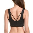 thumbnail image 2 of Spiritual Gangster womens  Aura Longline Bra, m, Black, 2 of 3