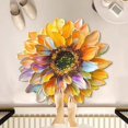 thumbnail image 2 of Yhmxh Alfombrilla de suelo de barro diatomeo floral de 38 cm para baño, puerta de baño, absorbente y antideslizante., 2 of 2