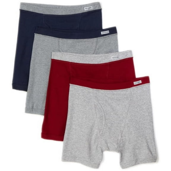 Fruit Of The Loom Men's Boxer Brief - Colors May Vary, Assorted, Medium(Pack of 4)