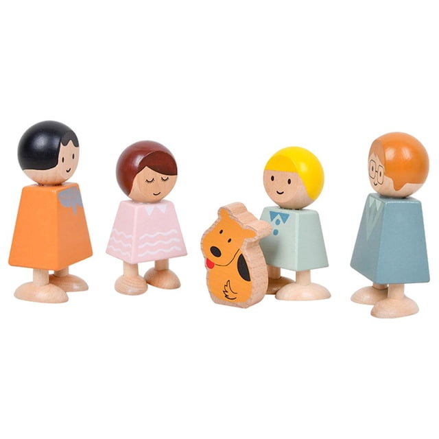 5 bloques de construcción de , personajes, cognición, juguetes familiares para niños de 1 año o más