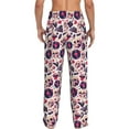 thumbnail image 3 of Daiia Skull lips record Guitar Men's Sleep Pant with Pockets and Drawstring,Pajama Pants-XX-Large, 3 of 9