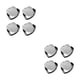 thumbnail image 1 of Toystoory 4 unids/set sartenes para tartas antiadherentes de grado alimenticio para hornear deliciosas tartas antiadherentes para tartas Quiche negro 2Conjunto, 1 of 6