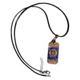 thumbnail image 1 of Collar con Colgante Rectángulo Sunnimix de Cuerda de Cuero PU para Mujeres y Hombres, 1 of 8