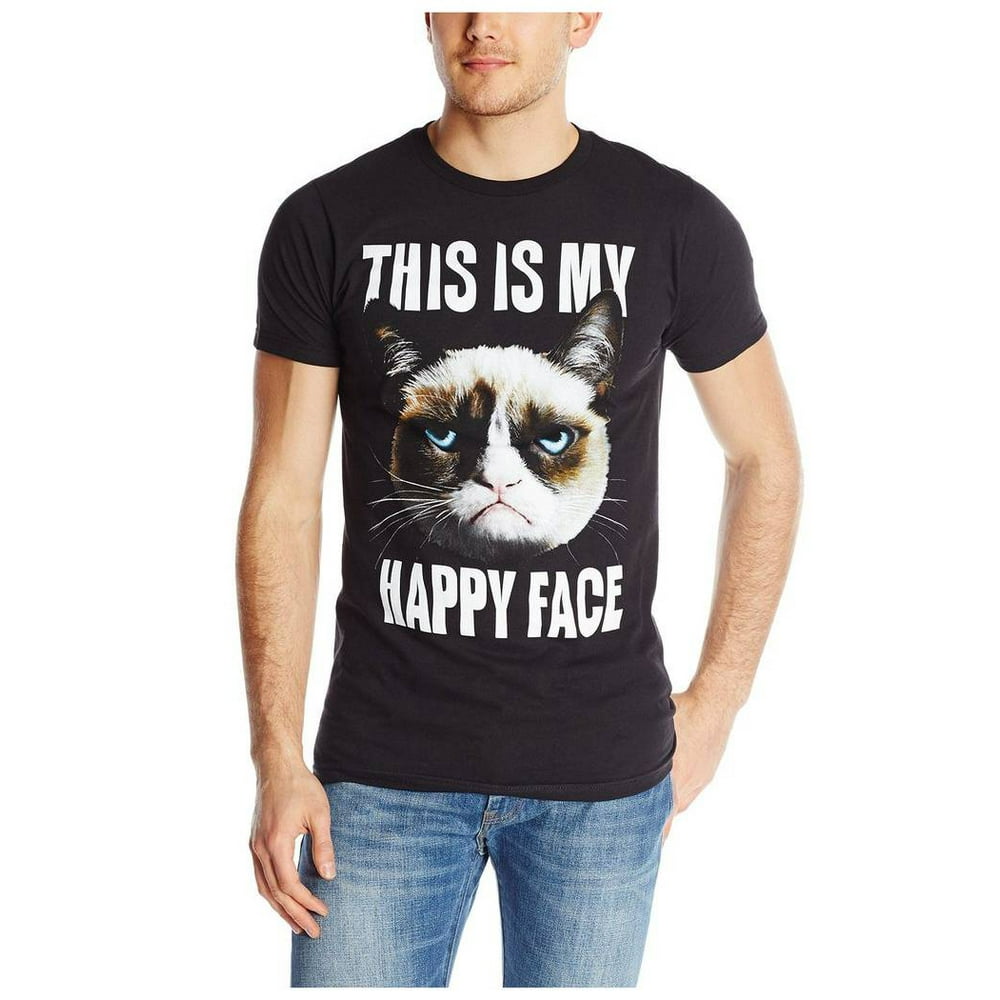 Grumpy Cat TLine Men's Happy Face TShirt